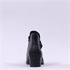 Remonte Block Heel Twin Zip Ankle Boot - Black Leather